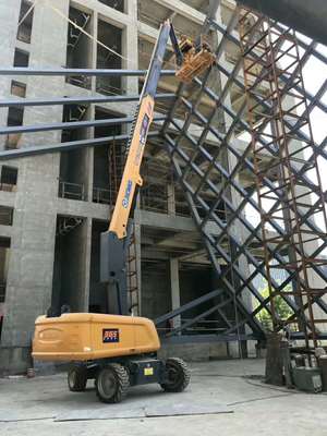 曲臂式升降機(jī)出租 黃渡20米吊籃車出租